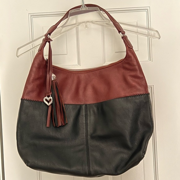 Brighton Handbags - Brighton EUC Leather Hobo Bag